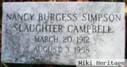 Nancy Burgess Simpson Slaughter Campbell