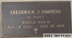 Frederick James "fred" Simpson