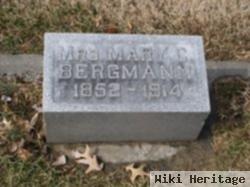 Mary C Eggiman Bergmann