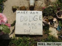 Mary Ann Dodge