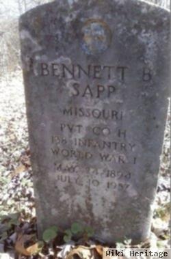 Pvt Bennett B Sapp