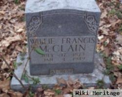 Willie Francis Holder Mcclain