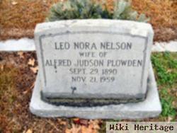 Leo Nora Nelson Plowden