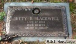 Betty E. Blackwell