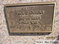 Paul D "blanco" Guidry