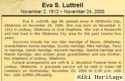 Eva S. Stephens Luttrell