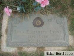 Lula Elizabeth Lyons