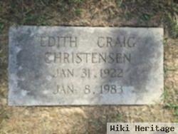 Edith Mary Craig Christensen