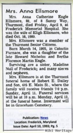 Anna C. Engle Ellsmore