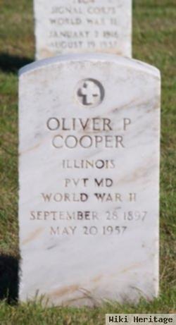 Oliver P Cooper