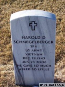 Harold D Schnegelberger