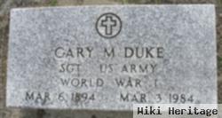 Sgt Cary M Duke