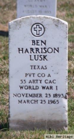 Ben Harrison Lusk