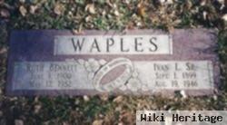 Ivan Lisle Waples, Sr