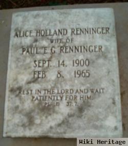 Alice Lola Holland Renninger