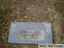 Meriam J Jackson