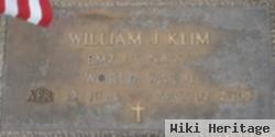 William J Klim