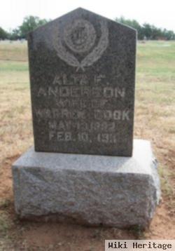 Alta F. Anderson Cook