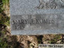 Mary J Slade Komes