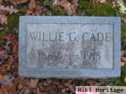 Willie G Cade