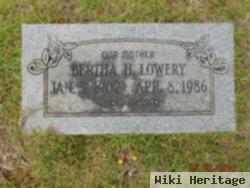 Bertha Ann Hilton Lowery