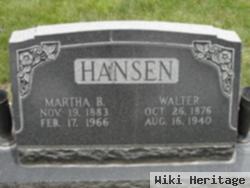 Martha B Ogden Hansen