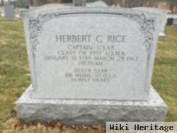 Capt Herbert Charles "herb" Rice