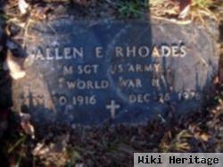 Sgt Allen E Rhoades