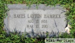 Hayes Layton Hamrick