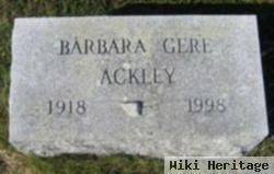 Barbara Gere Ackley