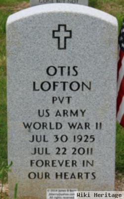 Pvt Otis Loftin