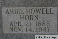 Arbie Howell Horn