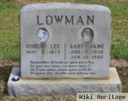 Sarah Jane Boykin Lowman