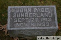 John Page Sunderland