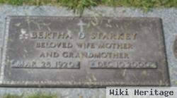 Bertha D Starkey