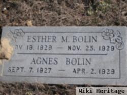 Esther M Bolin