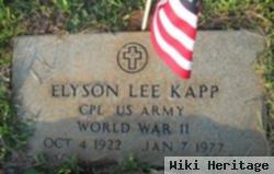 Elyson Lee Kapp