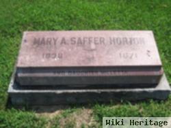 Mary Ann Saffer Horton