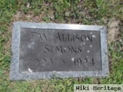 Fay Allison Simons