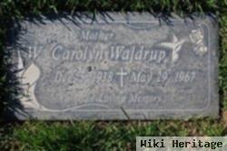 Willie Carolyn Woolf Waldrup