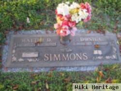 Walter D Simmons