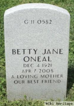 Betty Jane Oneal