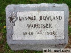 Hannah Bowland Warriner