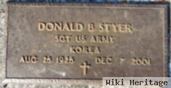 Donald B Styer, Sr