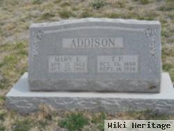 Mary Elizabeth Mccoy Addison