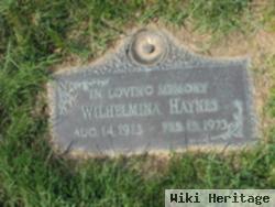 Wilhelmina Hutchison Haynes