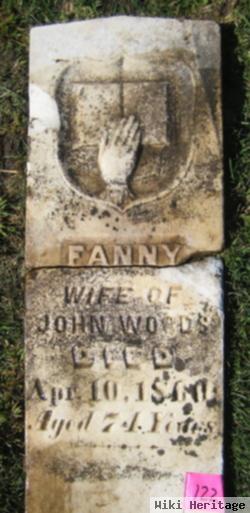 Frances J "fanny" Saxton Woods