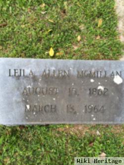 Lelia Allen Mcmillan