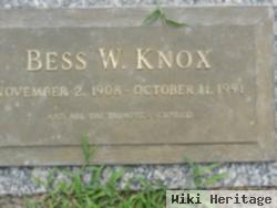 Bess W Knox