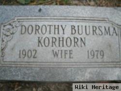 Dorothy J Buursma Korhorn